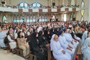 Misa Syukur 100 Tahun Katedral Sanggau: Susana Herpena Tekankan Pentingnya Harmonisasi Umat Beragama