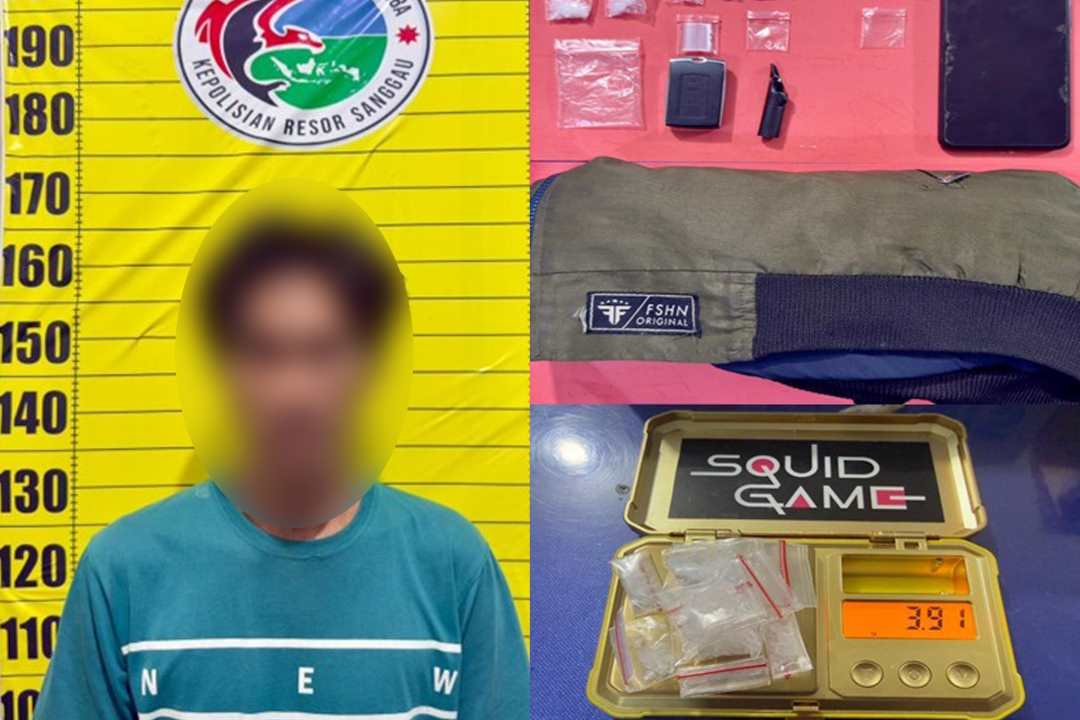 Rumah Nomor 77 di Kelurahan Bunut Disergap, Polres Sanggau Sita 10 Paket Barang Haram