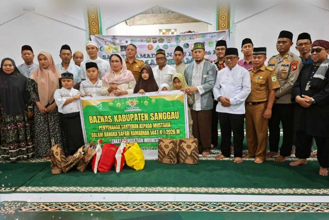 Pererat Ukhuwah di Maringin Jaya, Tim Safari Ramadhan Ormas Islam Sanggau Salurkan Bantuan untuk 90 Penerima